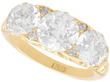 4.76 Carat Diamond Trilogy Ring in Gold