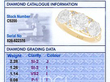 Diamond Trilogy Ring IDGL Grading Report Card