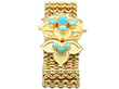 Victorian Gold and Turquoise Bracelet