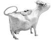 Antique Silver Creamer