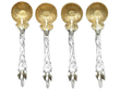 Sterling Silver Salt Spoons Antique