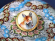 Meissen Fox Yellow Gold Brooch