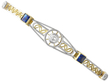 1920s Sapphire and Diamond Bracelet