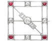 1920s Ruby and Diamond Set Brooch