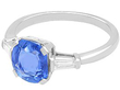 Ceylon sapphire and platinum Engagement Ring