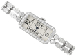 Ladies Diamond Wrist Watch - Art Deco