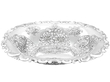 Chinese Silver Fruit Dish