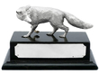 Vintage Silver Fox on Plinth for Sale