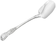 Rare Kings Pattern Silver Ice Cream Server