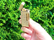 18ct Gold Lighter Vintage by Dunhill open outside