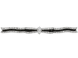 Art Deco Onyx and Diamond Bow Brooch for Sale