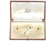 Garrard Emerald and Diamond jewellery set empty box