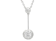 1.28 Carat Diamond Drop Necklace - Boxed