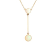 Victorian Opal Drop Necklace in Gold