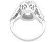 Antique 3.20ct Diamond and Platinum Solitaire Ring
