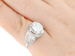 3.20ct Diamond and Platinum Solitaire Ring Circa 1925 On Hand