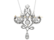 Edwardian Diamond Brooch in Yellow Gold
