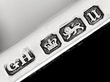 Piano Style Sterling Silver Candlestick hallmarks