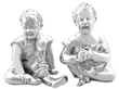 Victorian Novelty Silver Baby Salt and Pepper Shakers