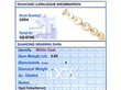 Antique Opal Bracelet in Gold grading card