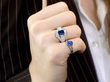 sapphire rings wearing