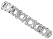 Womens Platinum and Diamond Bracelet for Sale