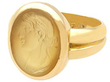 hardstone Georgian Cameo Ring in Yellow Gold