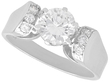 Vintage 0.85 Carat Diamond Solitaire Ring for Sale