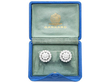 Garrard Diamond Cluster Earrings in White Gold