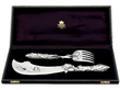 Victorian Cast Silver Fish Servers