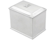 Georgian Sterling Silver Caddy with Crest