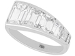 Vintage Six Stone Baguette Diamond Ring 