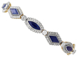 Marquise Sapphire and Diamond Bracelet Antique