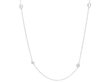 18ct White Gold Diamond Chain Necklace for Sale