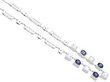 antique Art Deco Sapphire and Diamond Necklace