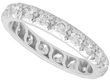 1930s Diamond Eternity Ring in White Gold