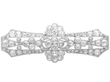 1930s Platinum Diamond Brooch