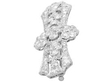 1930s Platinum Diamond Brooch side