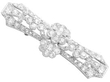 diamond and platinum brooch