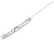 1930s Platinum Diamond Brooch open