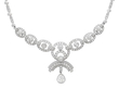 Edwardian Diamond Necklace in Platinum