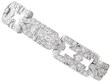 Old European Cut Art Deco Bracelet in Platinum