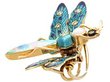 Antique Opal and Enamel Dragonfly Brooch