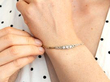 wearing Womens Gold and Diamond Bracelet