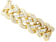 Large 10 carat Diamond and Gold Bracelet