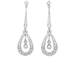 Art Deco Diamond Drop Earrings for Sale