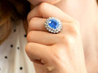 White Gold Sapphire Ring