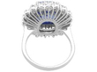 Sapphire Ring in White Gold