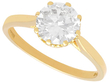 1.5 Carat Solitaire Diamond Ring in Yellow Gold