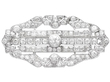 Platinum Antique Diamond Brooch - Art Deco Style
